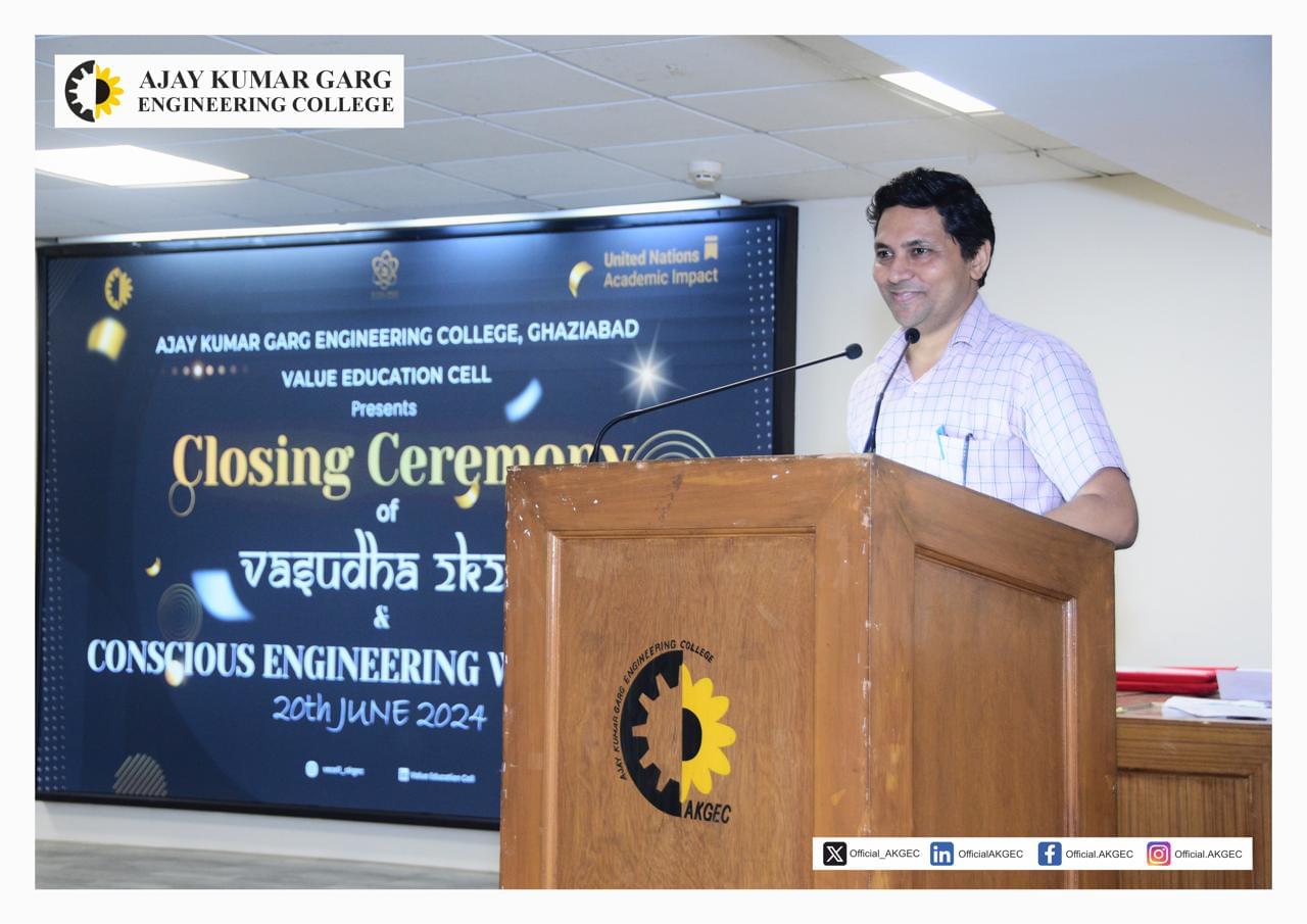 AKGEC Conscious Engineering Workshops and Vasudha 2K24 photo 1